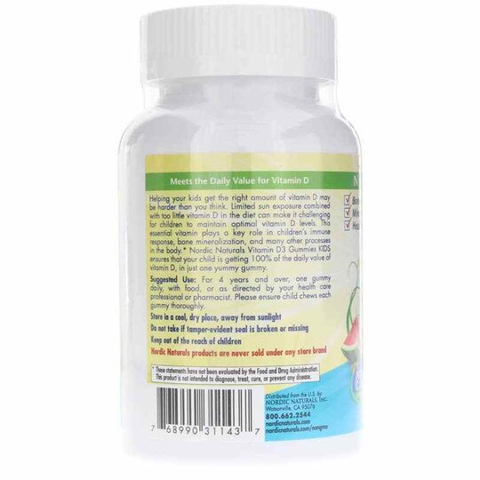 Vitamin D3 Gummies for Kids 400 IU, NRN